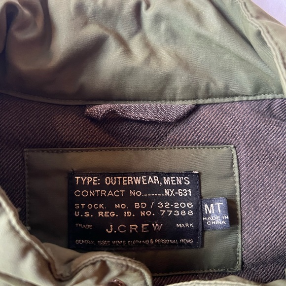 Men’s army green j crew medium jacket - Picture 7 of 7